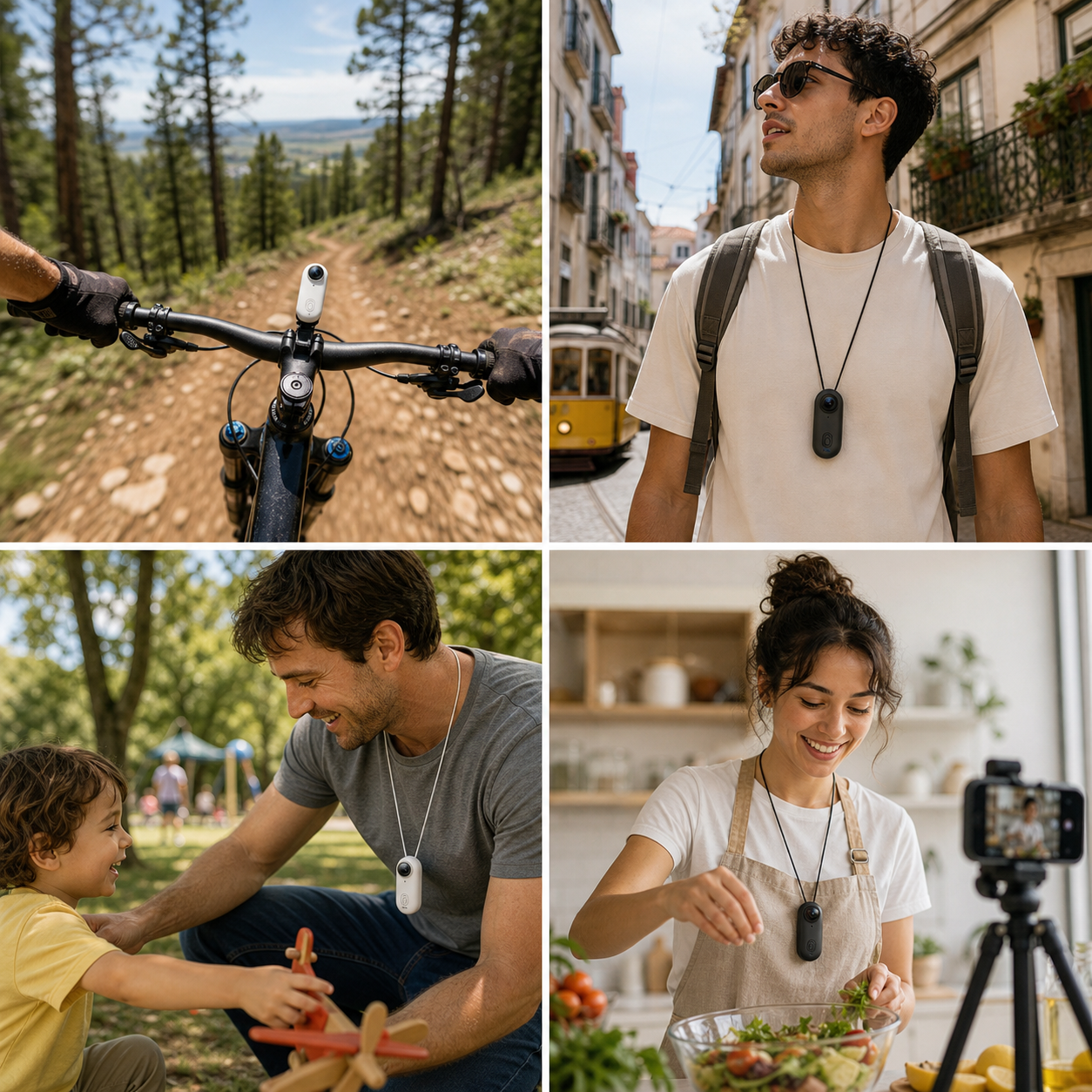 Riders / dogs / travel collage