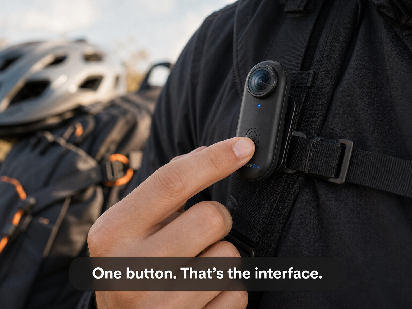 FPV Pro one button product shot with accessories