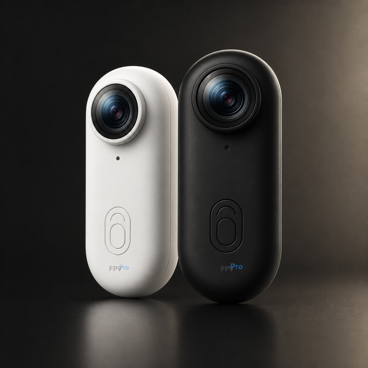 FPV Pro Cam — Stealth Black & Cloud White